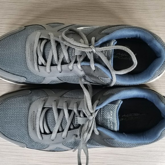 Skechers Track Scloric Sneaker, Grey Mesh, Mens Size 11 US / 45 - Picture 8 of 10